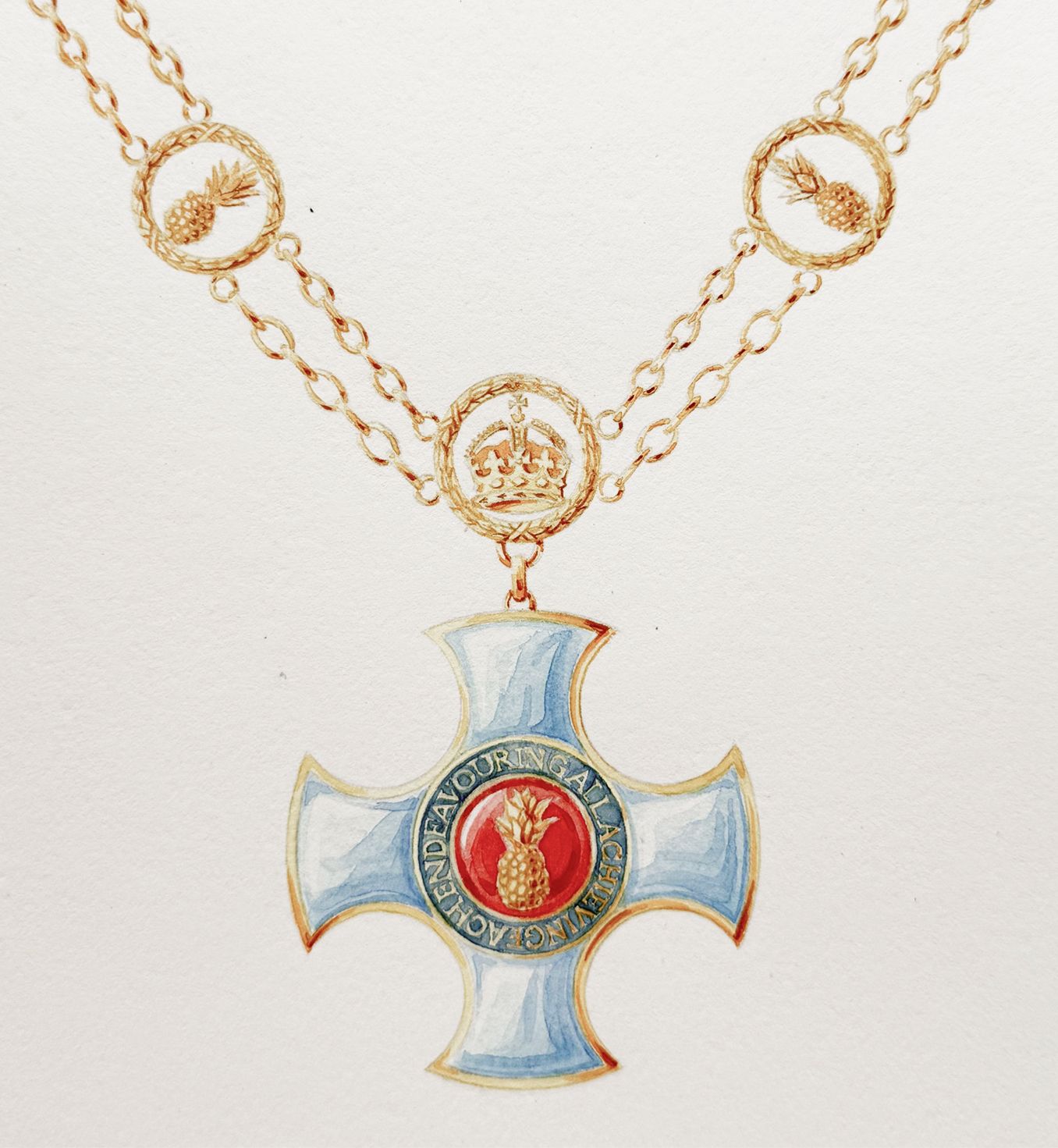 Order Medal with Ribbon